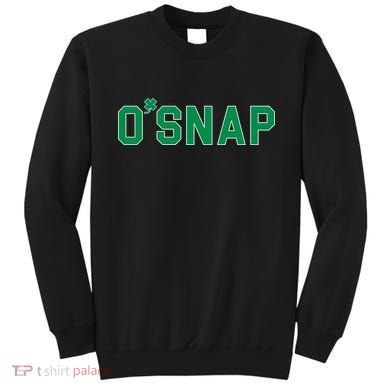 O'Snap Irish St. Patrick's Day Clover Sweatshirt