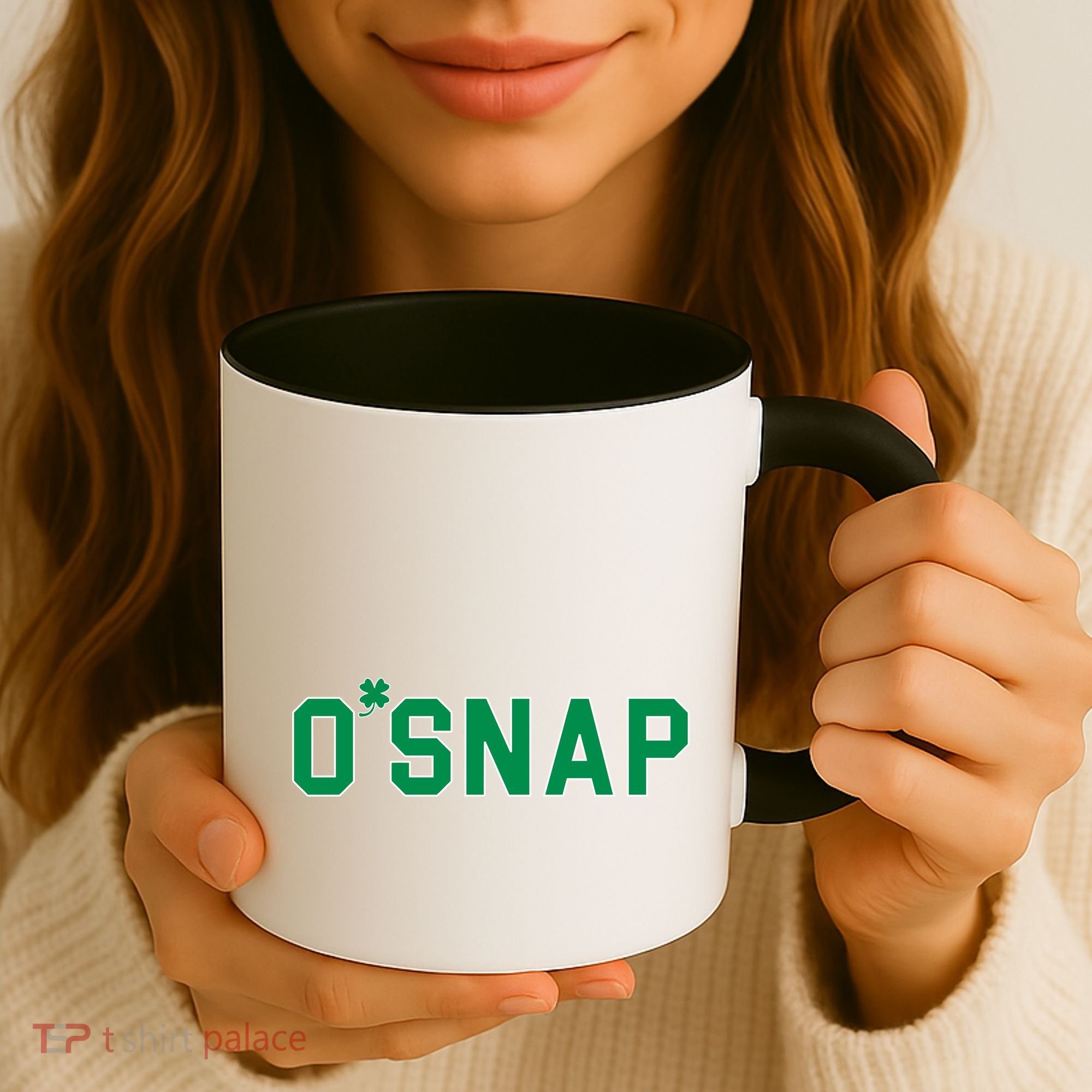 O'Snap Irish St. Patrick's Day Clover Coffee Mug