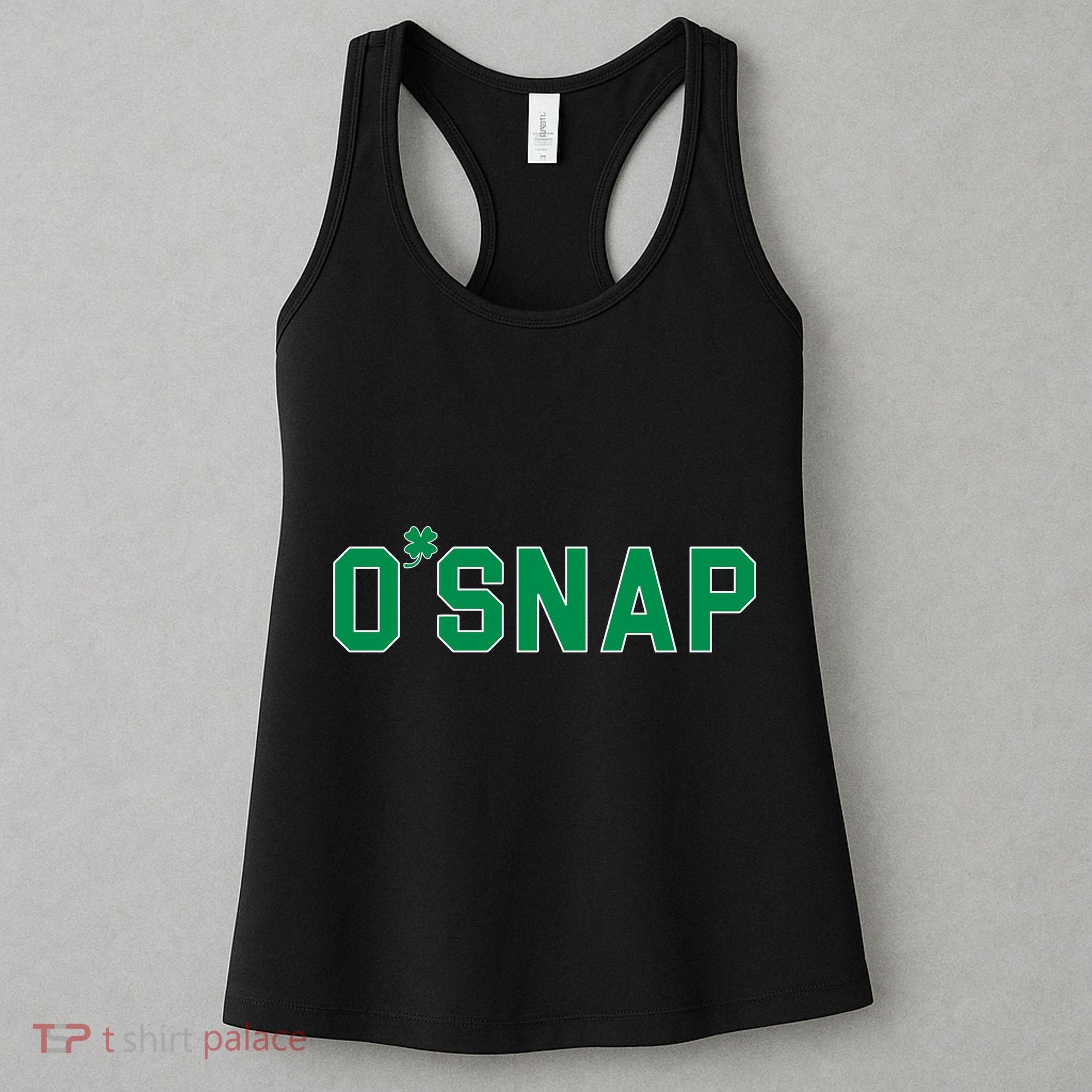 O'Snap Irish St. Patrick's Day Clover Women's Tank Top