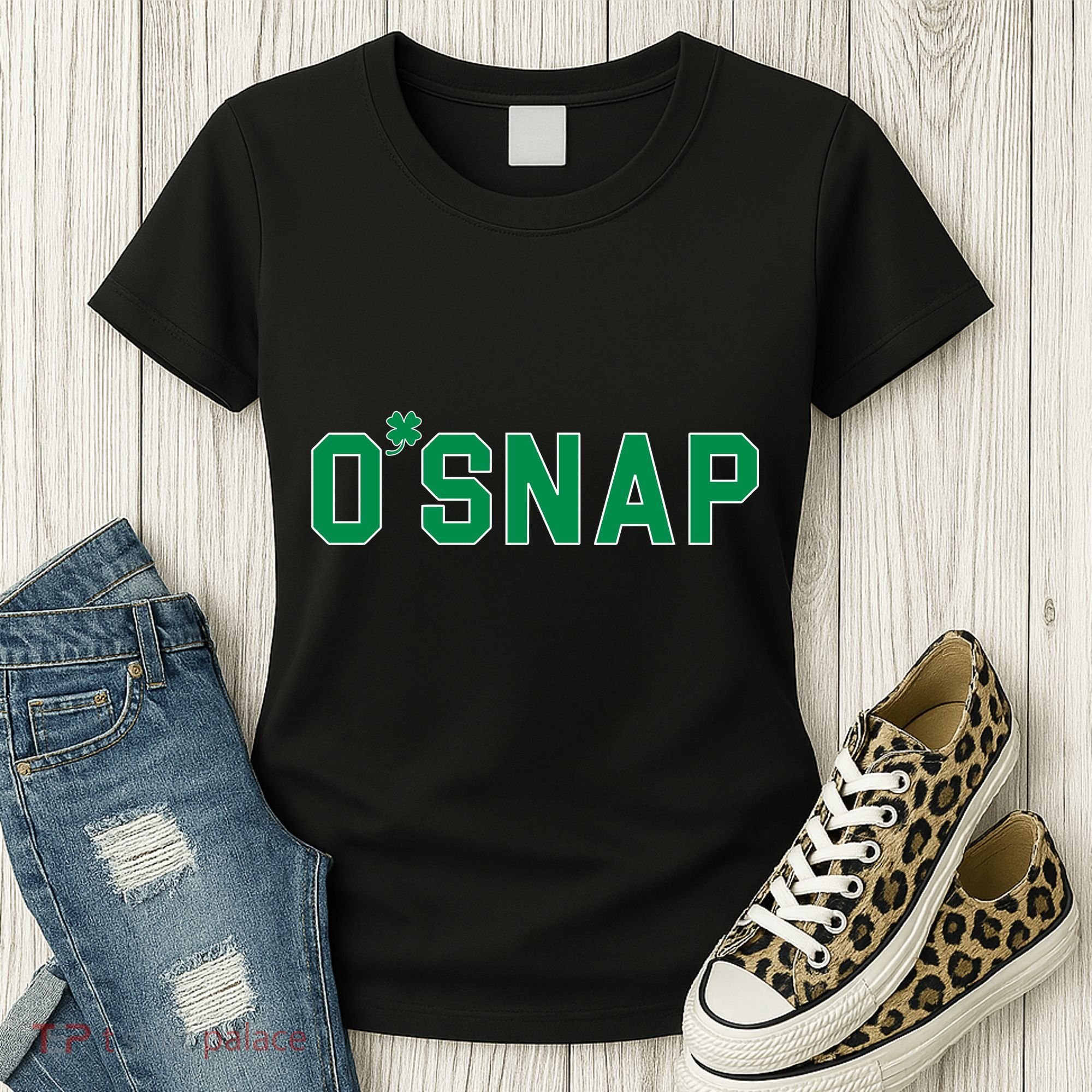 O'Snap Irish St. Patrick's Day Clover Women's T-Shirt