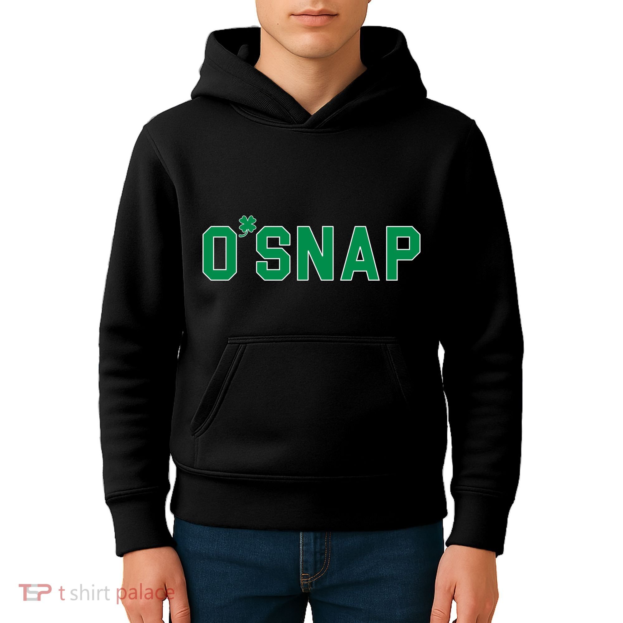 O'Snap Irish St. Patrick's Day Clover Kids Hoodie