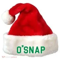 O'Snap Irish St. Patrick's Day Clover Santa Hat thumb 0