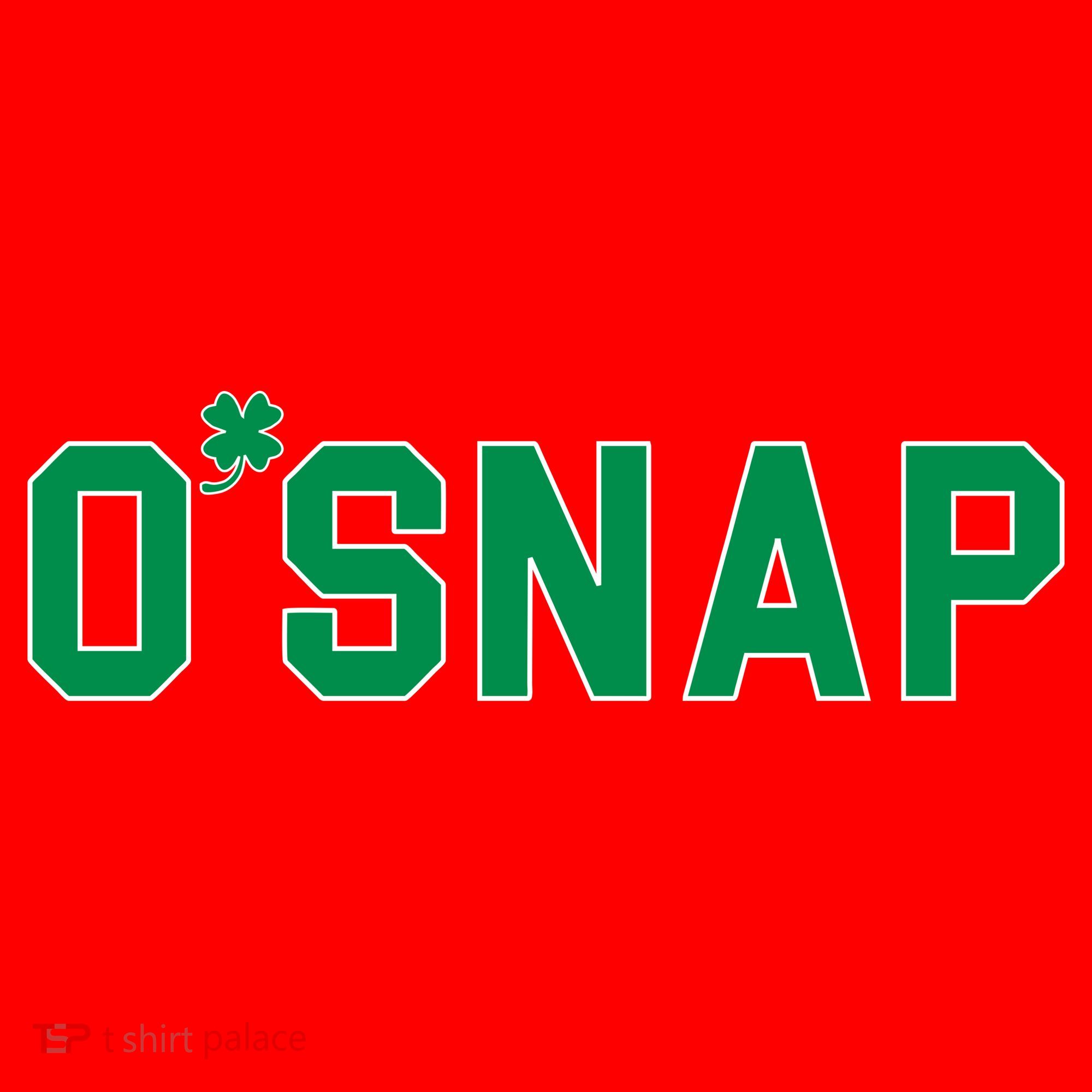 O'Snap Irish St. Patrick's Day Clover Santa Hat