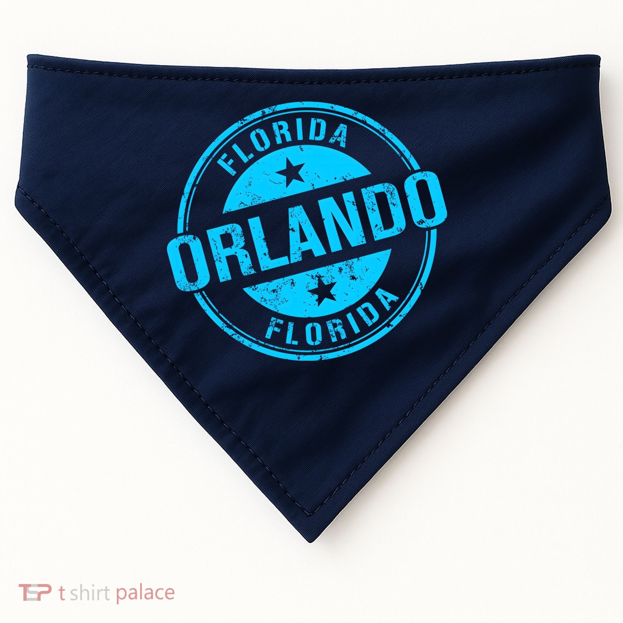 Orlando Stamp USA-Made Doggie Bandana