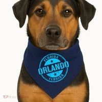 Orlando Stamp USA-Made Doggie Bandana thumb 1