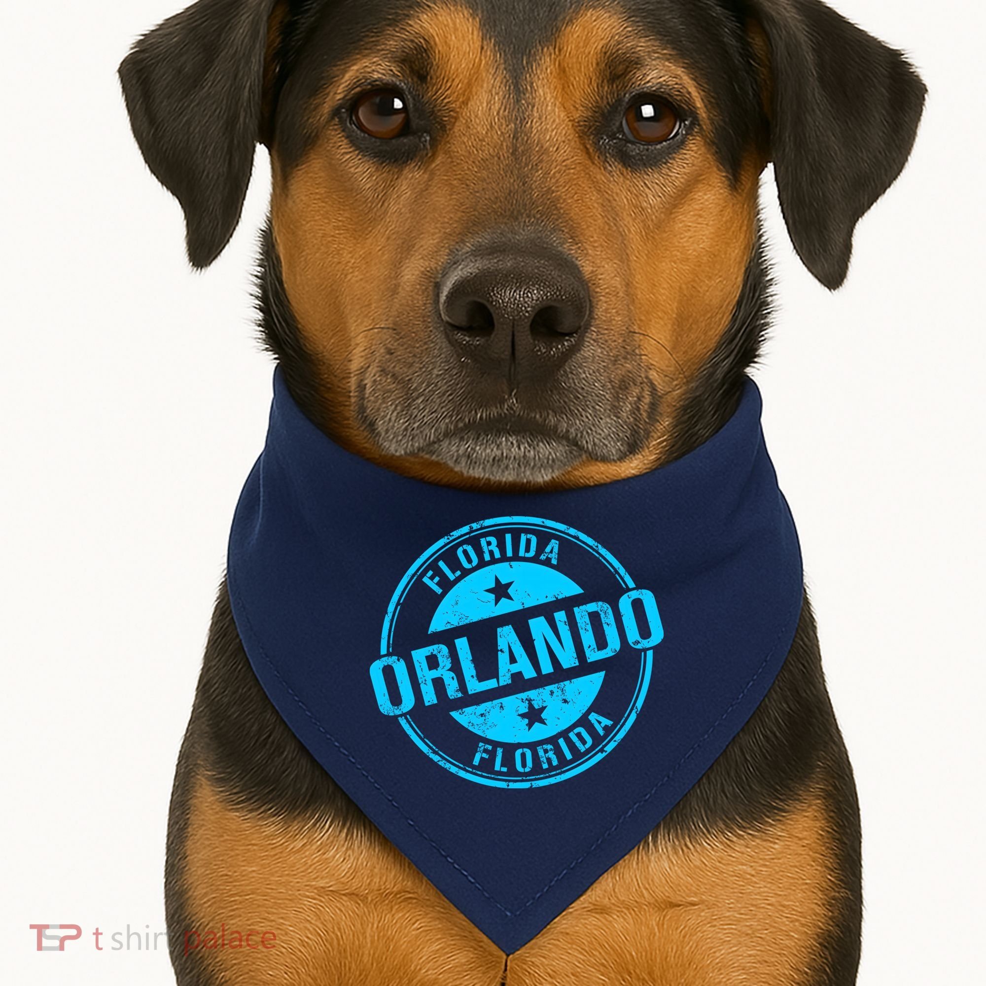 Orlando Stamp USA-Made Doggie Bandana