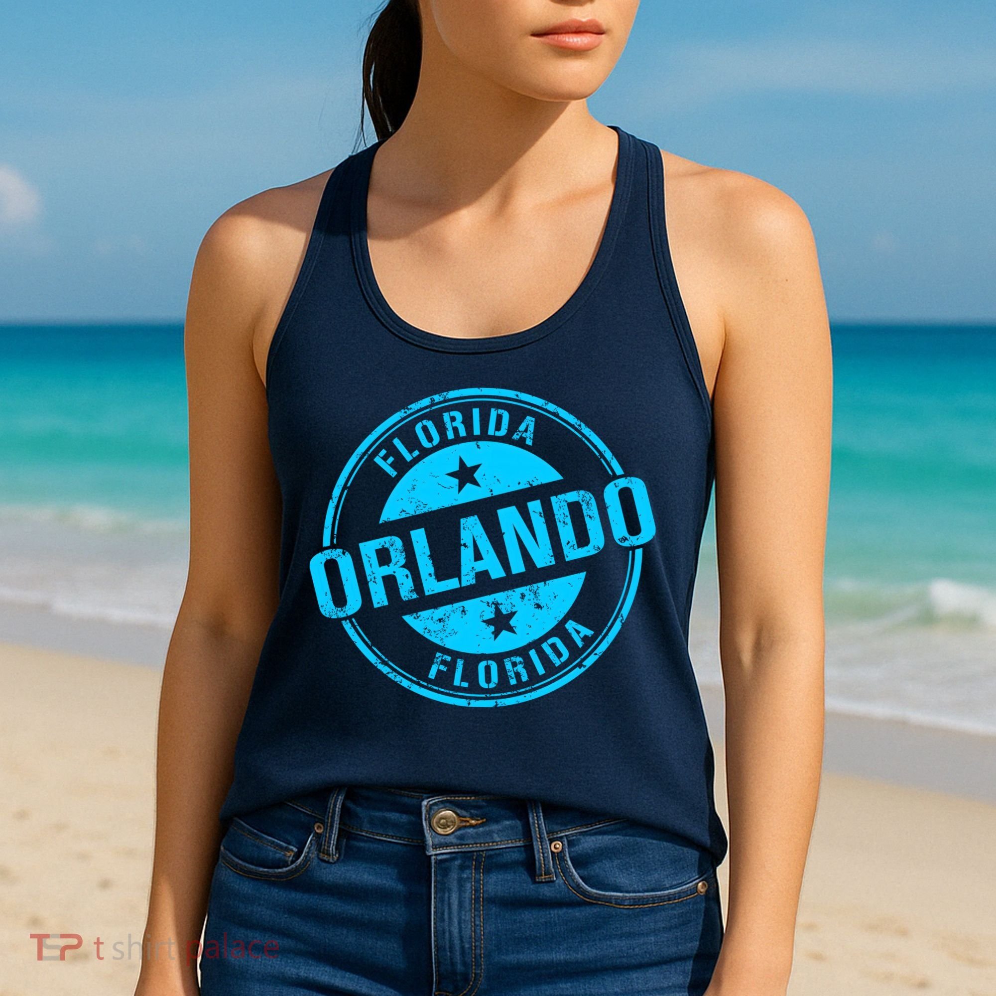 Orlando Stamp Women's Tank Top