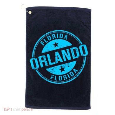 Orlando Stamp Golf Towel