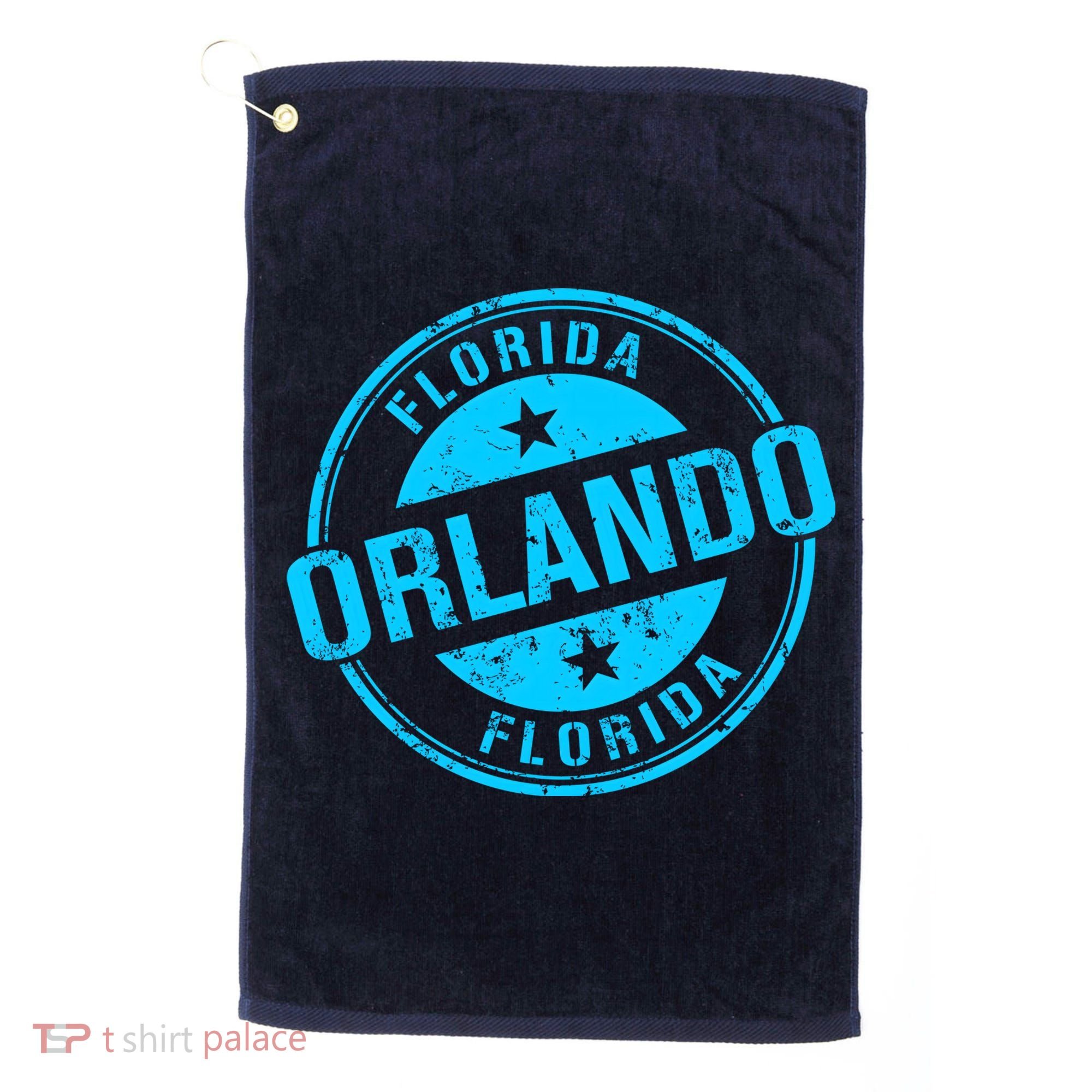 Orlando Stamp Golf Towel