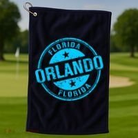 Orlando Stamp Golf Towel thumb 1