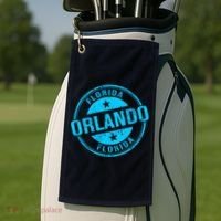 Orlando Stamp Golf Towel thumb 2