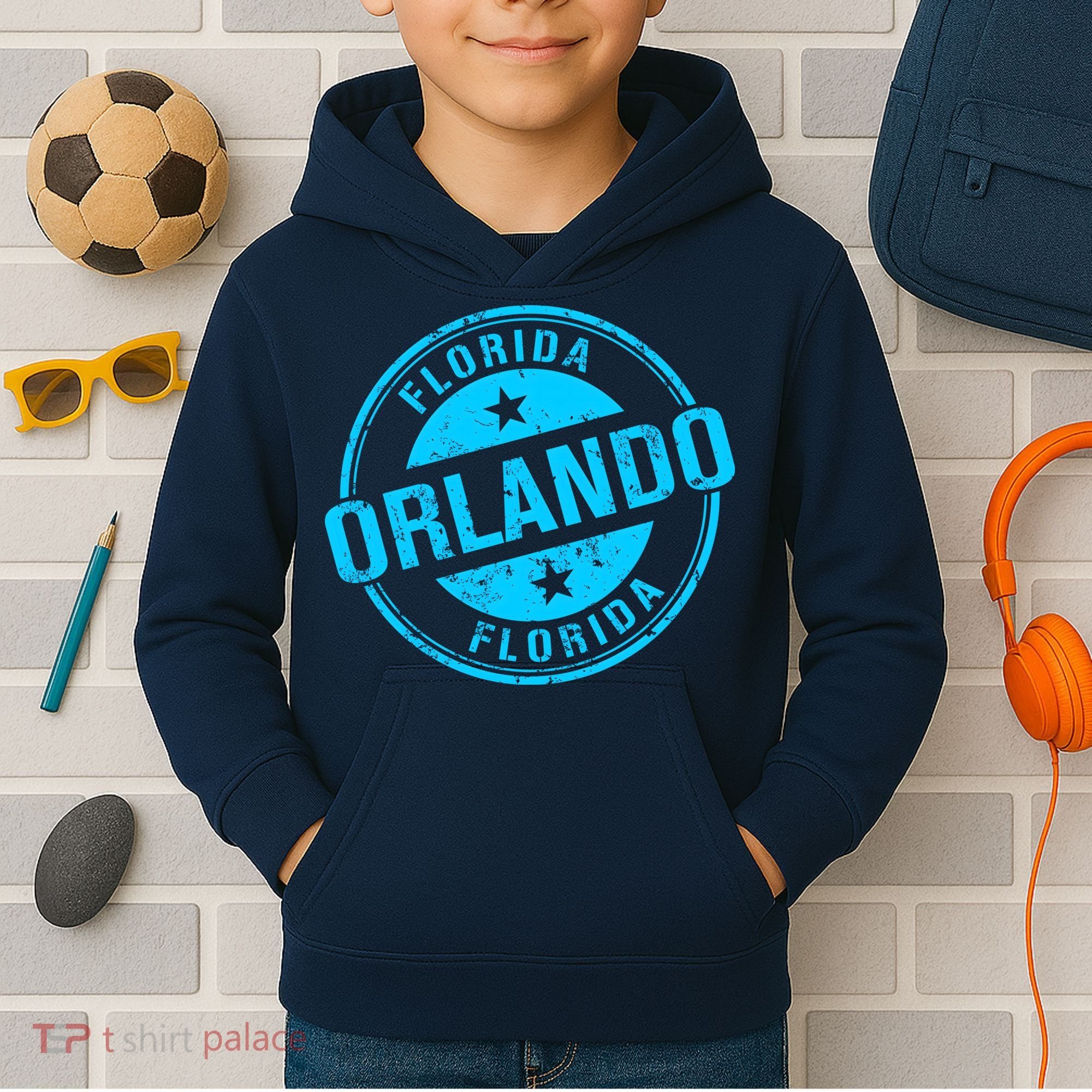 Orlando Stamp Kids Hoodie