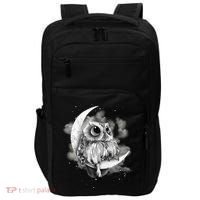 Owl Sitting On The Moon Gift Impact Tech Backpack thumb 0