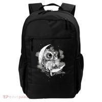 Owl Sitting On The Moon Gift Backpack thumb 0