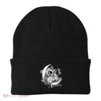 Owl Sitting On The Moon Gift Beanie thumb 0