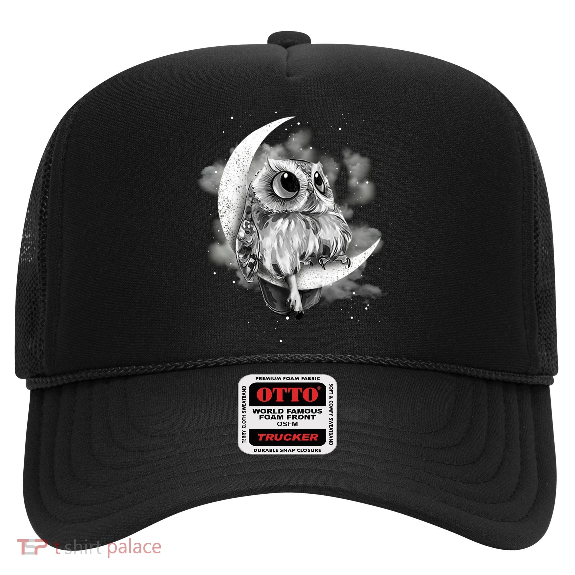 Owl Sitting On The Moon Gift Hat