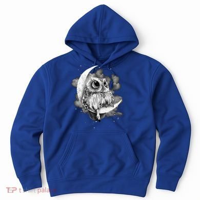 Owl Sitting On The Moon Gift Hoodie