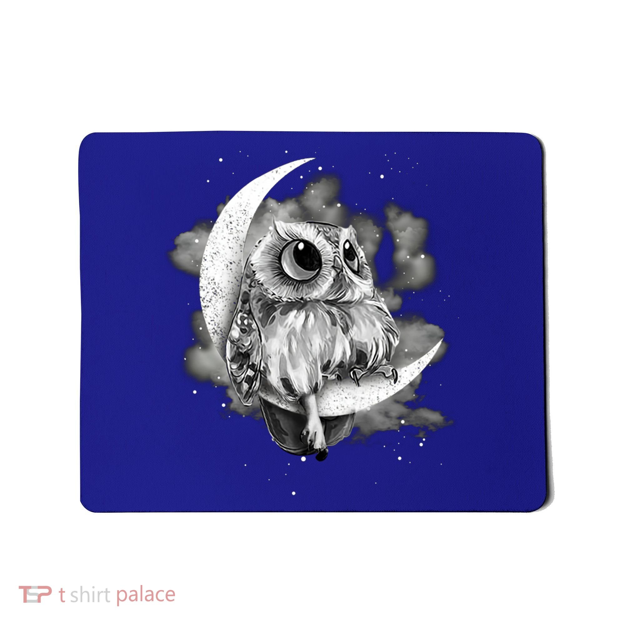 Owl Sitting On The Moon Gift Mousepad