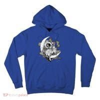 Owl Sitting On The Moon Gift Tall Hoodie thumb 0