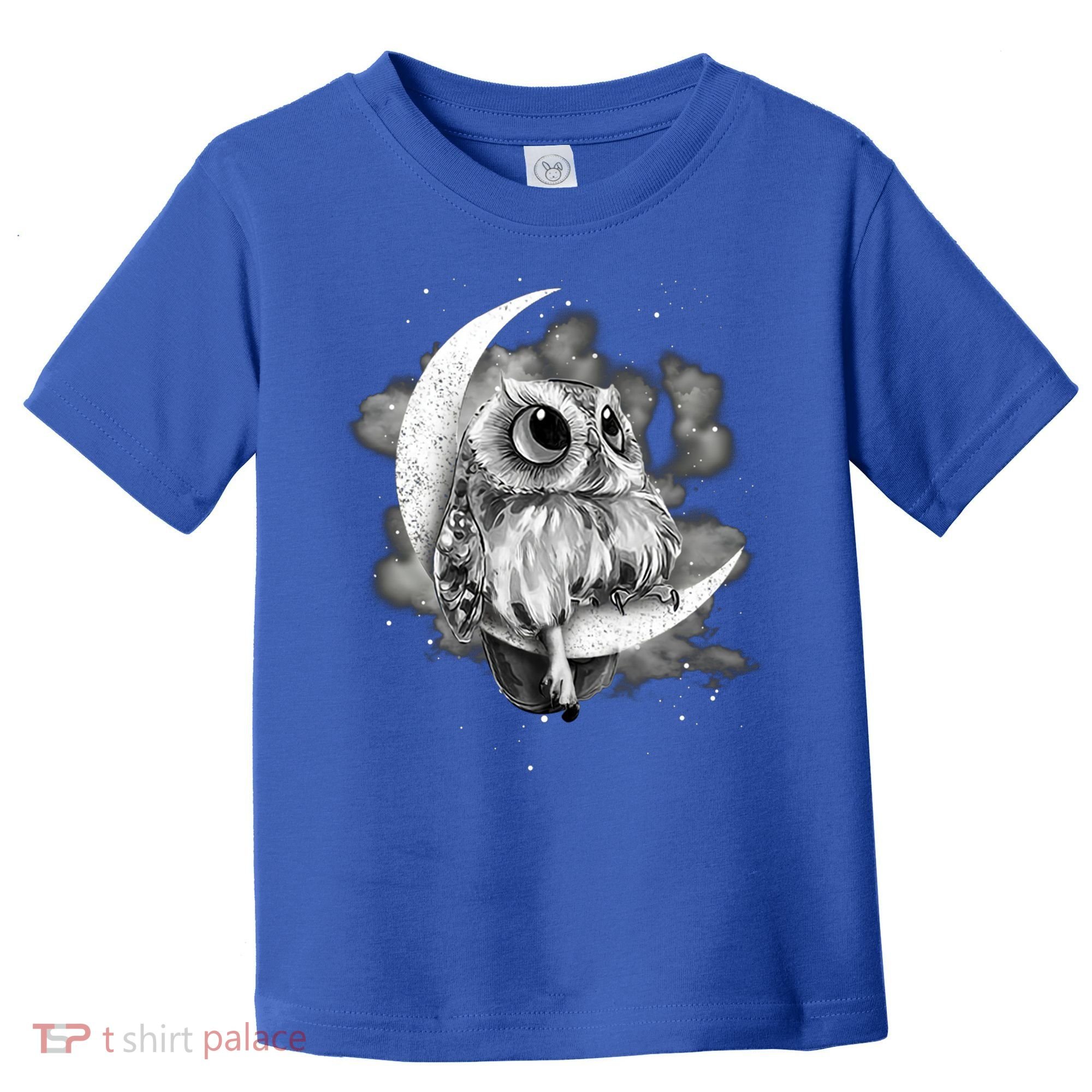 Owl Sitting On The Moon Gift Toddler T-Shirt