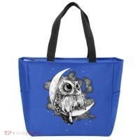 Owl Sitting On The Moon Gift Tote Bag thumb 0
