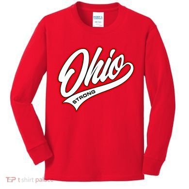 Ohio Strong Kids Long Sleeve Shirt