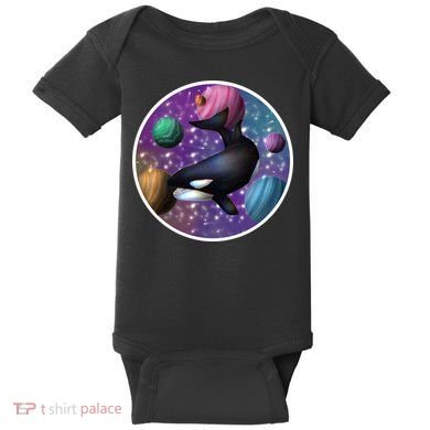 Orca Space Baby Bodysuit