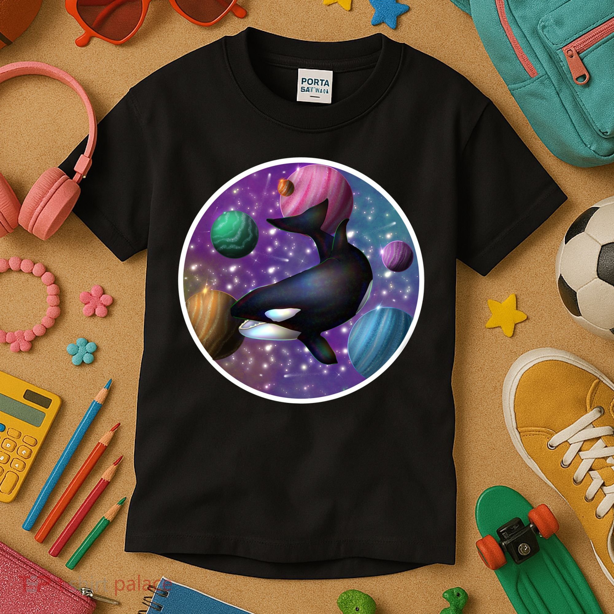 Orca Space Kids T-Shirt