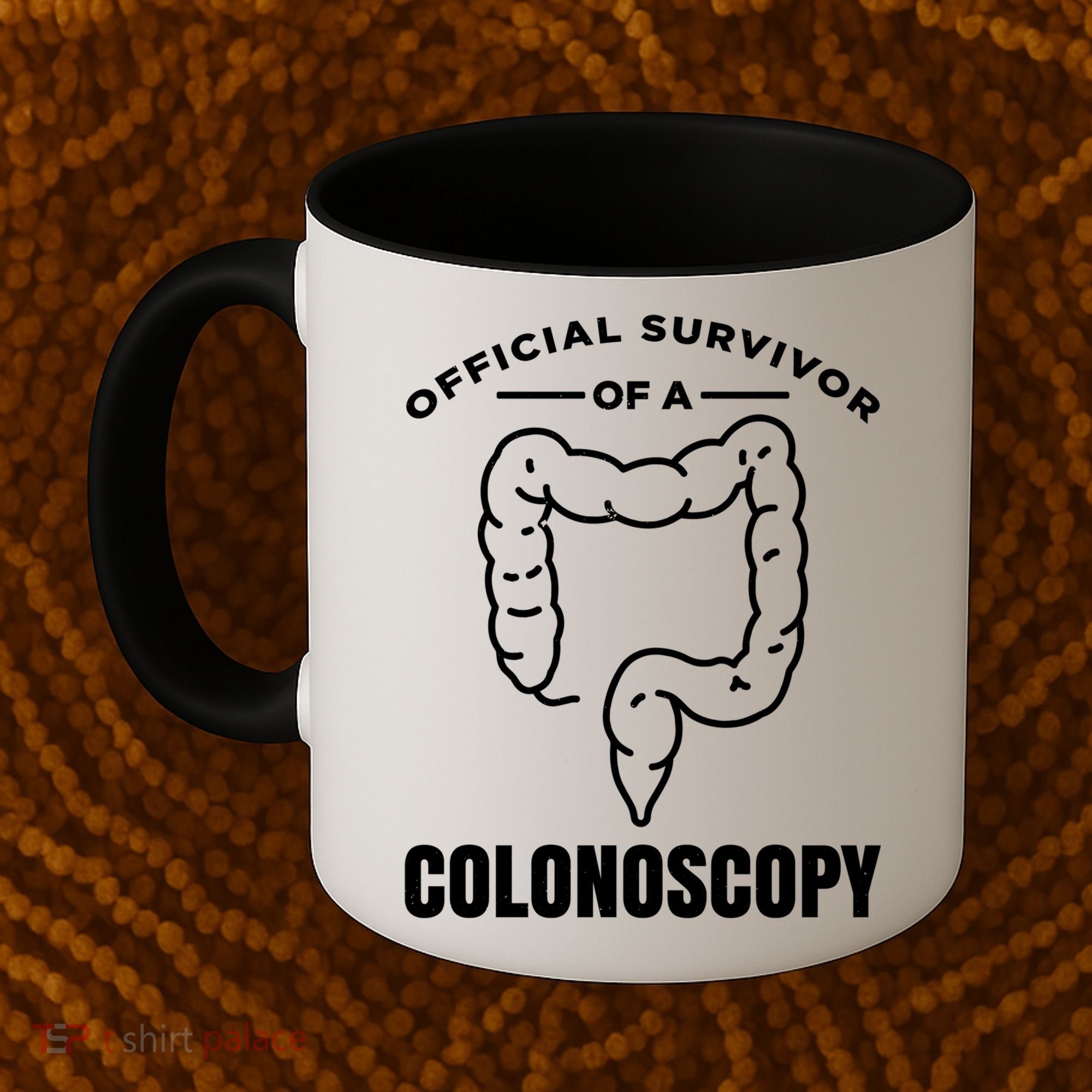 Offical Survivor Of A Colonoscopy Colon Cancer Awareness Gift Coffee Mug