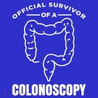 Offical Survivor Of A Colonoscopy Colon Cancer Awareness Gift T-Shirt thumb 7
