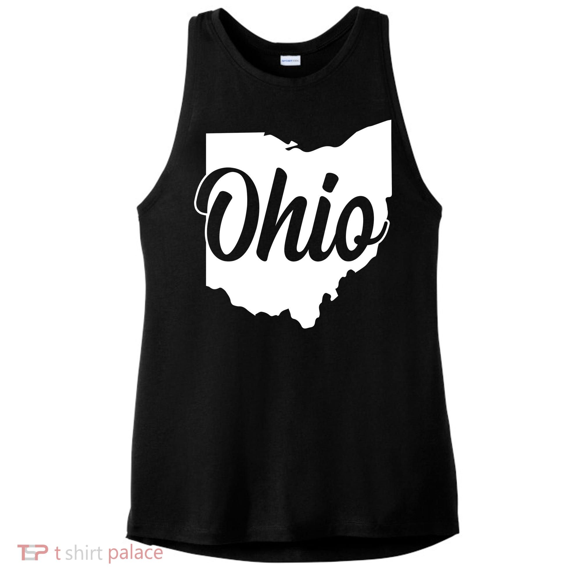 Ohio State Ladies PosiCharge Tri-Blend Wicking Tank