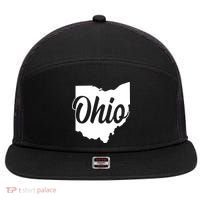 Ohio State 7 Panel Mesh Trucker Snapback Hat thumb 0