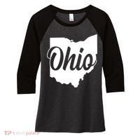 Ohio State Women's Tri-Blend 3/4-Sleeve Raglan Shirt thumb 0