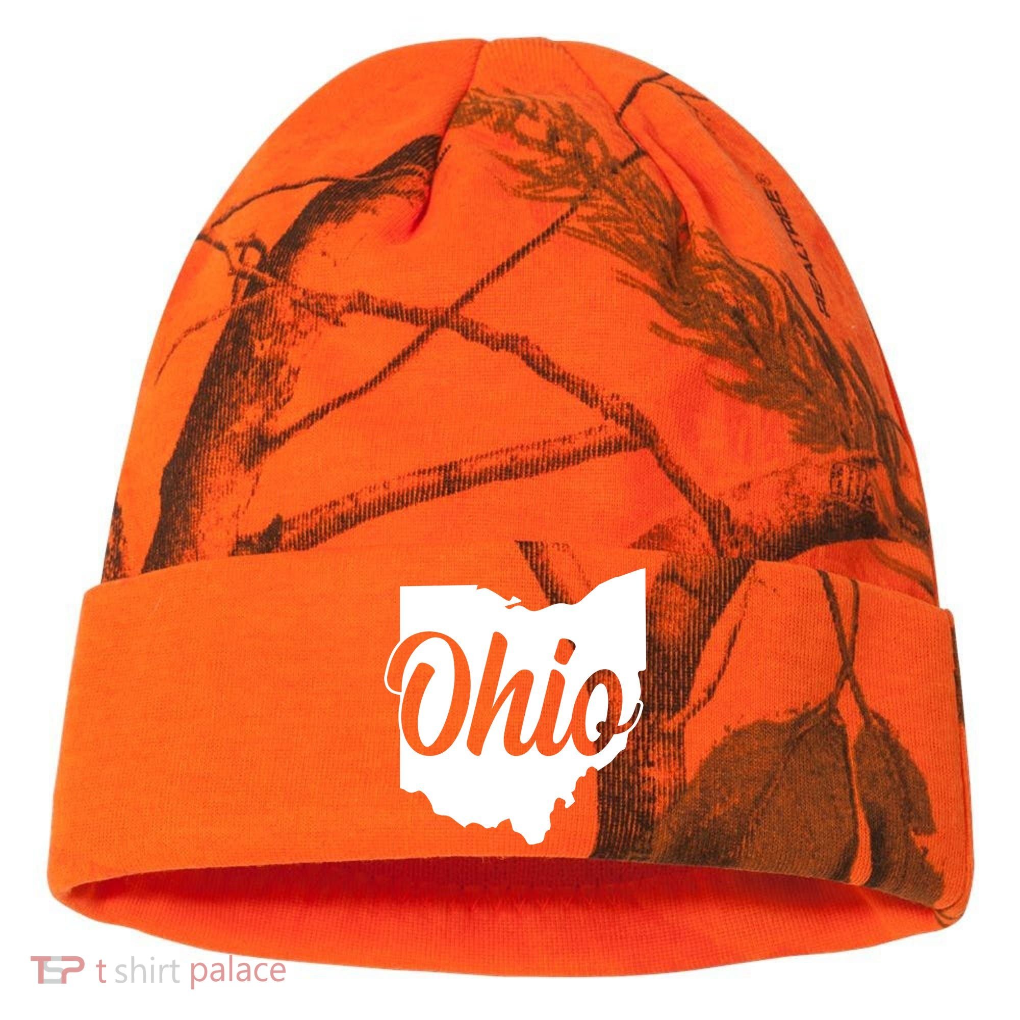 Ohio State Kati Licensed 12" Camo Cuffed Beanie