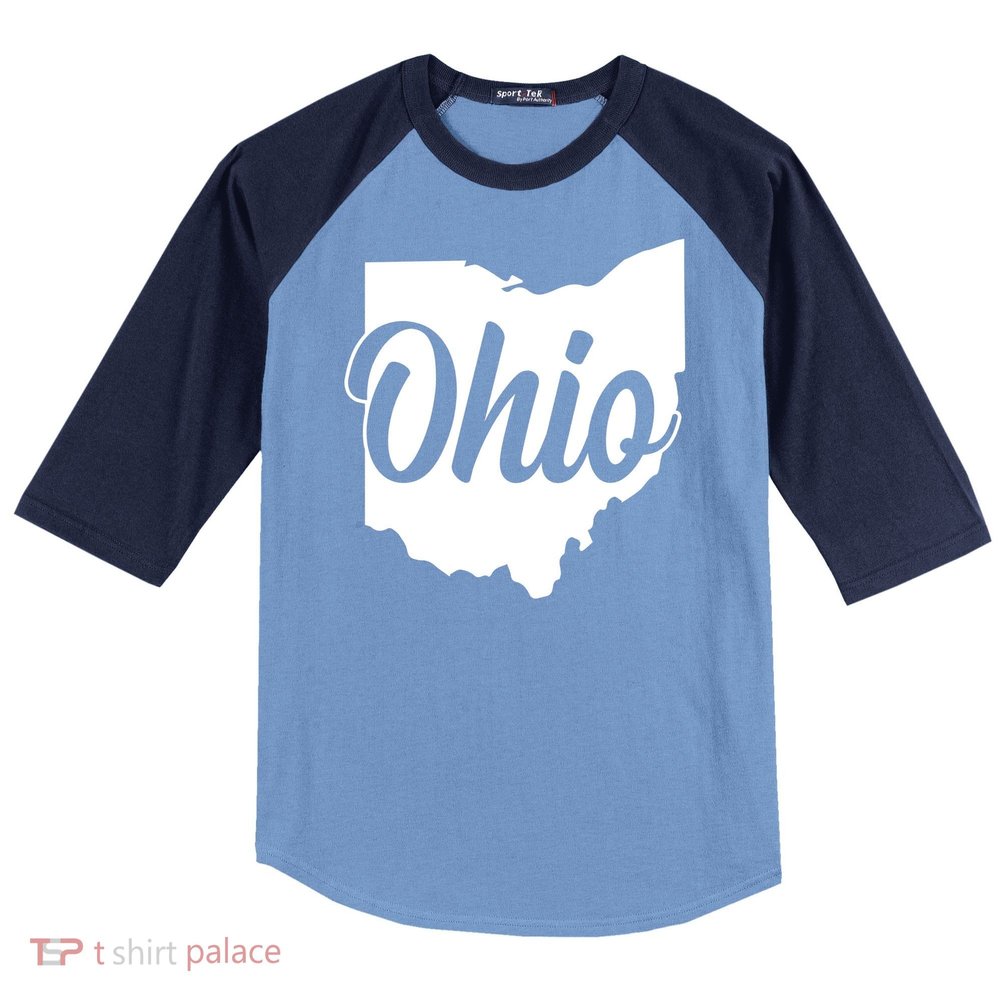 Ohio State Raglan Baseball Sleeve Shirt