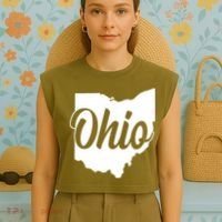 Ohio State Garment-Dyed Women's Muscle Tee thumb 4