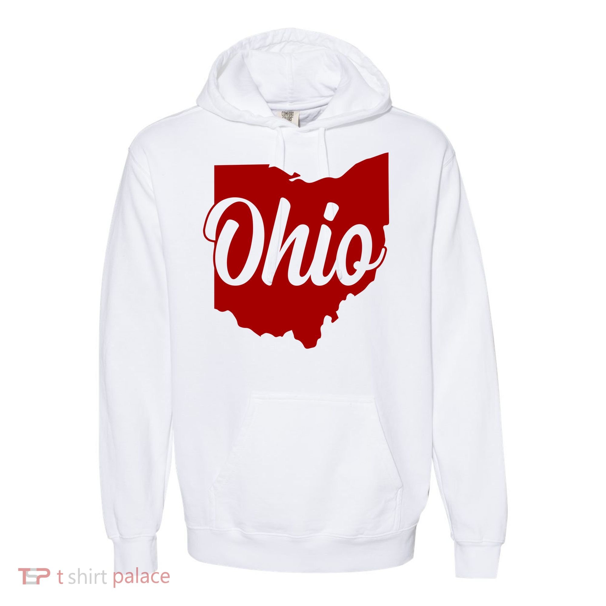 Ohio State Comfort Colors Garment-Dyed Hooded Sweatshirt