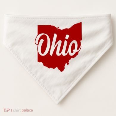 Ohio State USA-Made Doggie Bandana