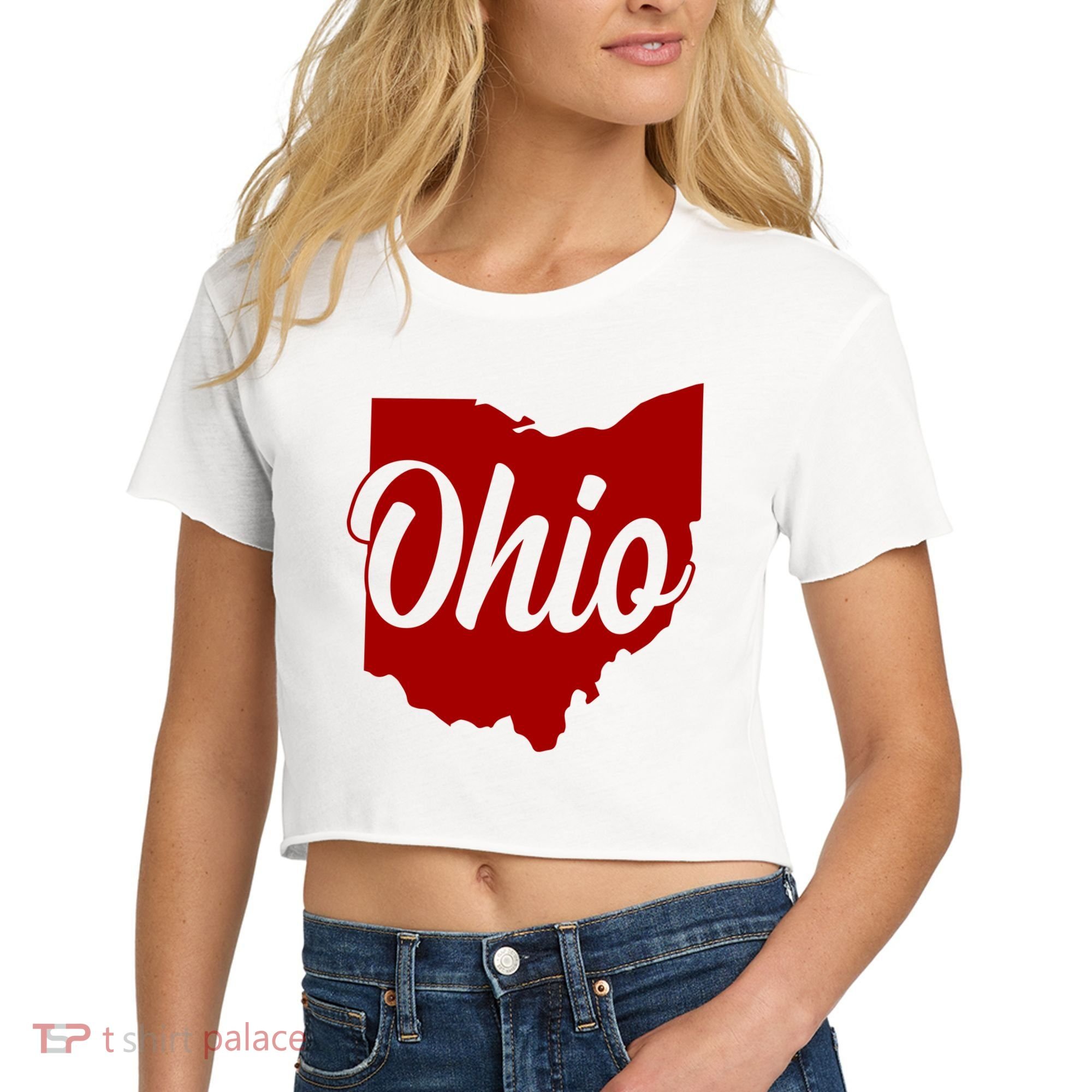 Ohio State Women's Crop Top Tee