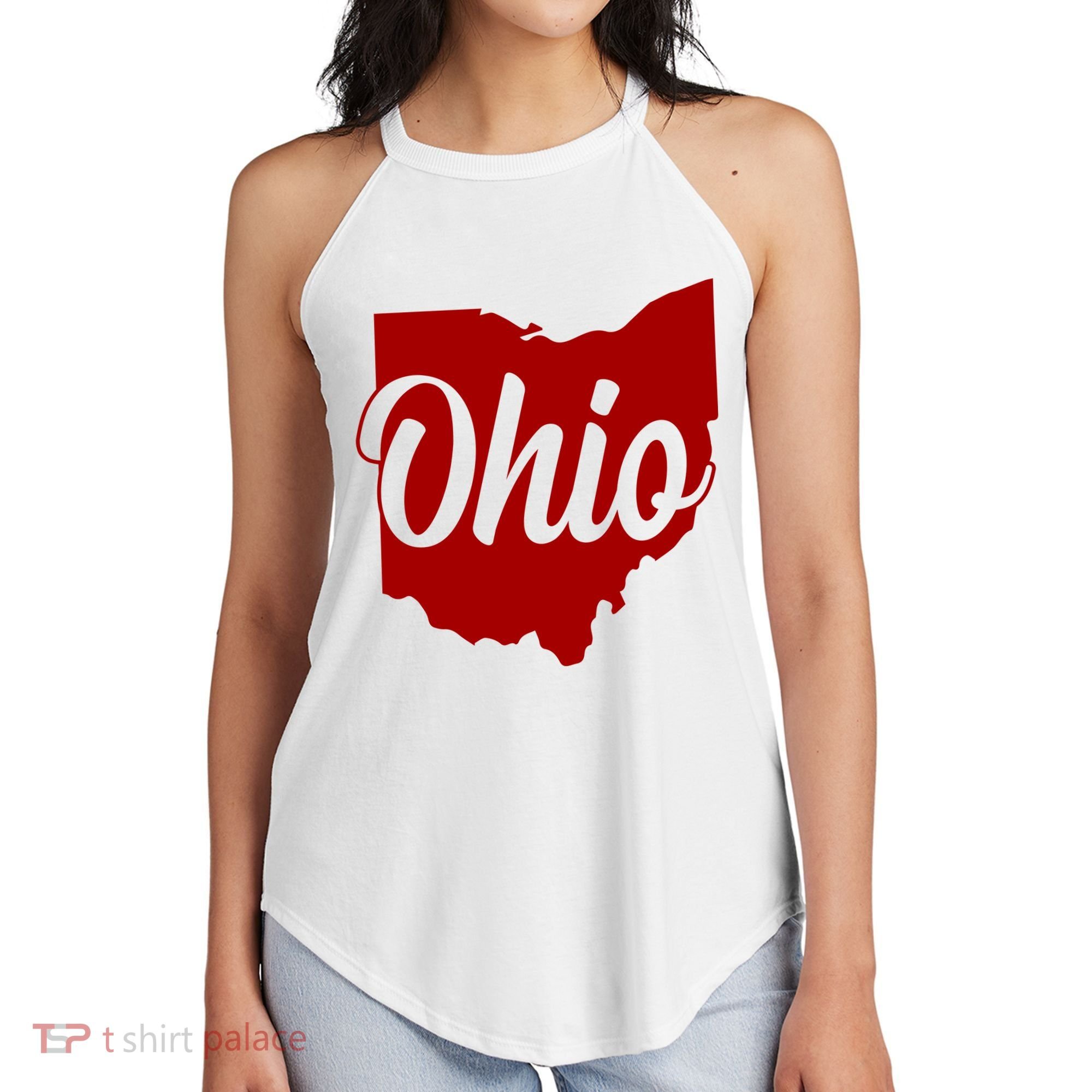 Ohio State Women's Perfect Tri Rocker Tank