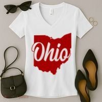 Ohio State Women's V-Neck T-Shirt thumb 2
