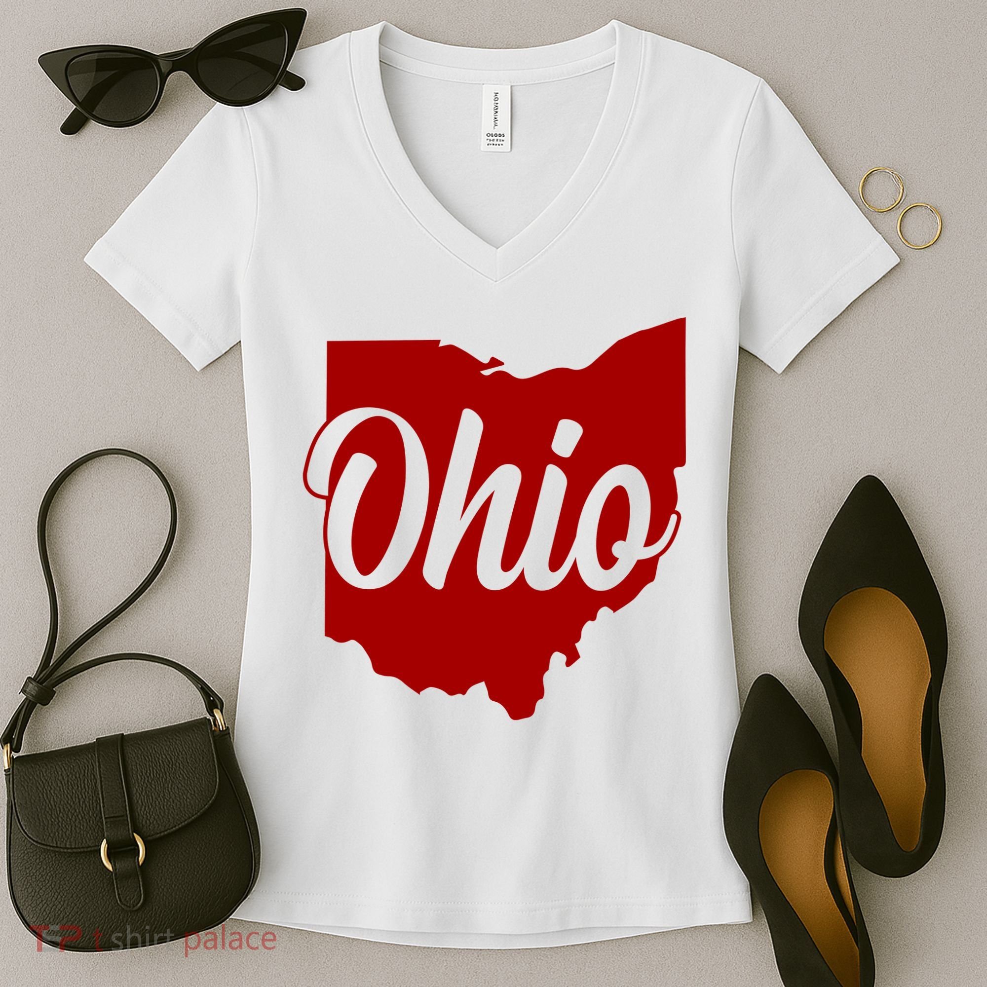 Ohio State Women's V-Neck T-Shirt