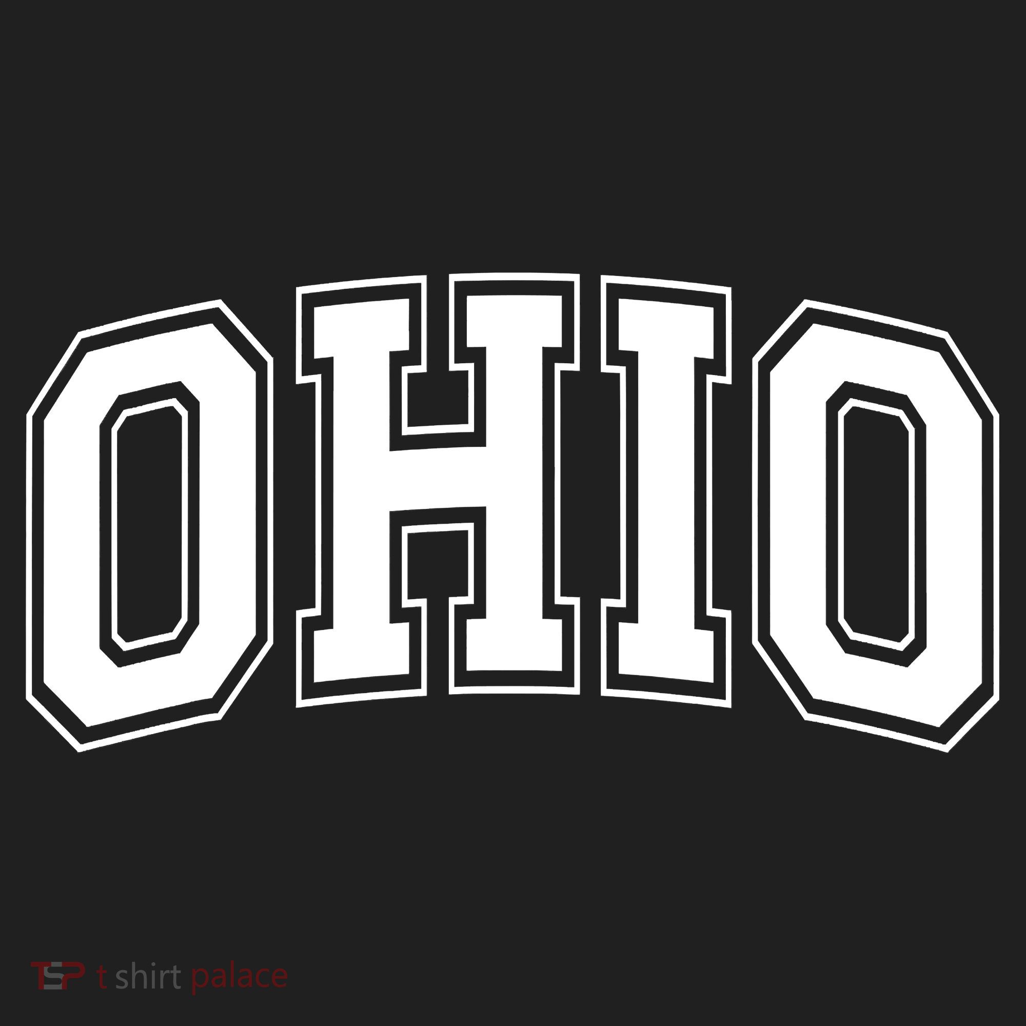 Ohio State OH USA Varsity Style White Font Hat