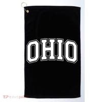 Ohio State OH USA Varsity Style White Font Golf Towel thumb 0