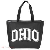 Ohio State OH USA Varsity Style White Font Tote Bag thumb 0