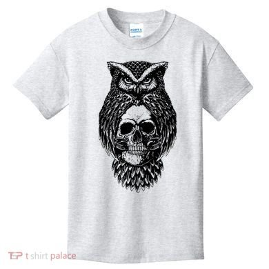 Owl Skull Kids T-Shirt
