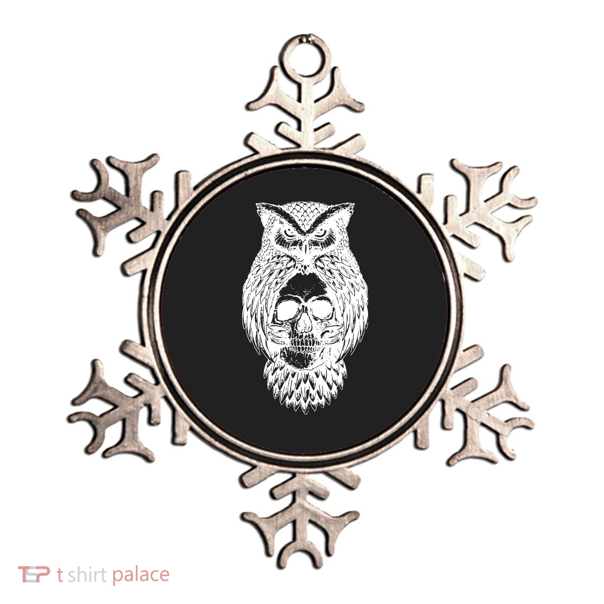 Owl Skull Ornament