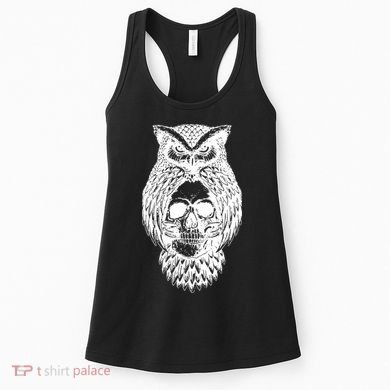 Owl Skull Women's Tank Top