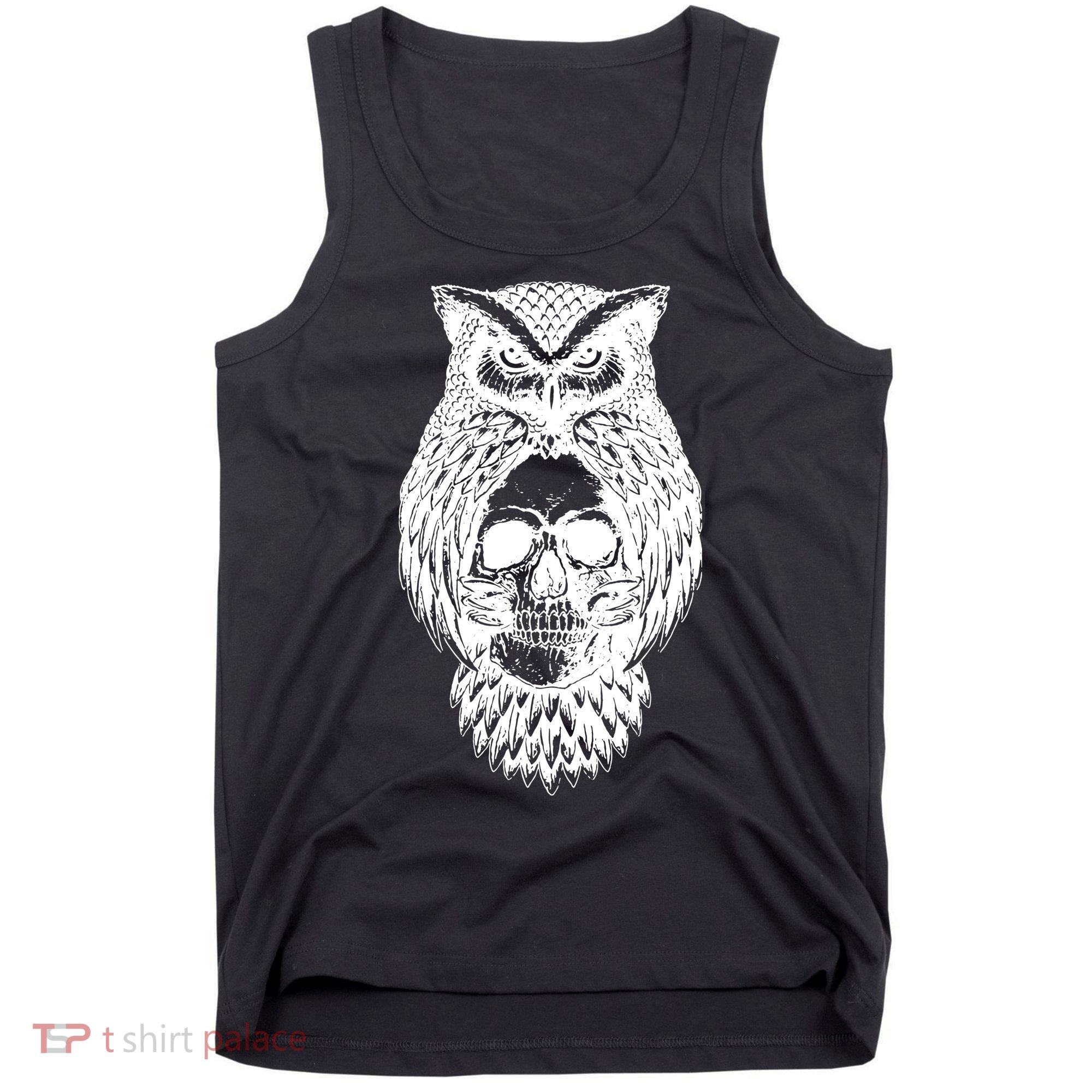 Owl Skull Tank Top
