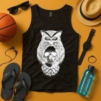 Owl Skull Tank Top thumb 4